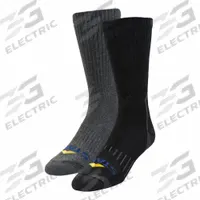 STABIL Socks: Crew, Unisex, Black/Gray, Cotton/Nylon/Polyester/Spandex (MPN 13732). Key specifications — Socks Primary Material: Cotton; Brand: STABIL; Color: Black.