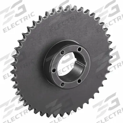 TSUBAKI Sprocket: For 60 Chain, 45 Teeth, 10.752 in Pitch Dia, 11.175 in Outside Dia - Size 60 Bushed-Bore Roller Chain Sprockets