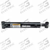 MAXIM Welded Hydraulic Cylinder: 2.5 in Bore Dia., 4 in Stroke Lg, 12 in Retracted Lg, 14,720 lb (MPN 288-320). Key specifications — attr95618: Double Acting; attr98893: MAXIM.