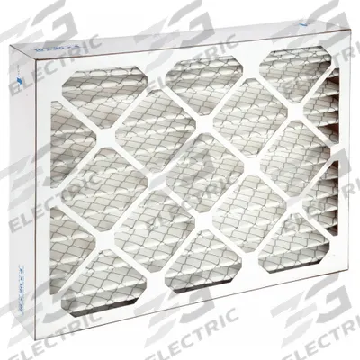GRAINGER Pleated Air Filter: 16 in x 20 in x 4 in, MERV 8 - MERV 8 Pleated Air Filters