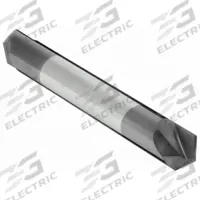 APPROVED VENDOR Chamfer Mill: Carbide, AlTiN Coated, Double End, 2 Flute, 90°, 3/16" Mill Dia (MPN 209-292187B)