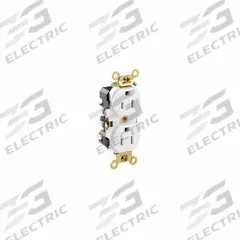 LEVITON Plugs and Receptacles: Duplex, 5-15, Blue, 125V AC, 15 A, 2 Pole / 3 Wire (MPN 5262-BU)