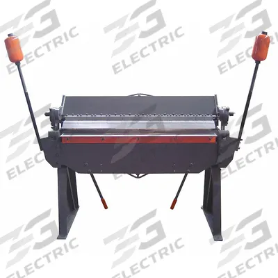 Dayton Sheet Metal Brake: Hand Lever : Top and Bottom Edge Actuation + Finger - Manual Box & Pan Brakes