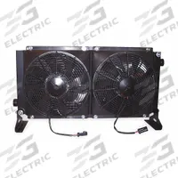 COOL-LINE Forced Air Oil Cooler: 60 hp Heat Removed, 50 gpm Max. Flow, 377 psi Max. Pressure, 12V DC (MPN D60-12). Key specifications — attr96059: SAE #20; attr96056: IP 68; attr96057: 12V DC; attr98919: COOL-LINE.