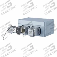 METZ CONNECT Data Connector Outlet: Surface, Aluminum, 180° Mounting Angle, 2 Ports, Unequipped (MPN 1401060320ME). Key specifications — Housing Material: Aluminum; Includes Connector: Unequipped; Mounting Type: Surface; Product Type: Wall Outlet; Connector Color: Gray; Connection Type: E-DAT Industry RJ45 Coupler Insert; RJ45 Connector Type: Surface-Mount Housing.