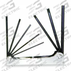 EKLIND Hex Key Set: 1 - 5 Pieces, Fold-Up Hex, Folding, SAE, Std End, Long, 1 Pieces, Folding Holder (MPN 20812). Key specifications — attr1205553: Not Tether Capable; attr1205554: EKLIND; attr1205568: Black Oxide; attr1293176: 1 - 5 Pieces.