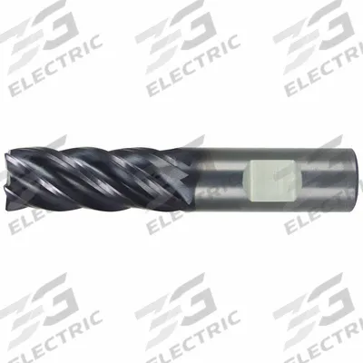 WIDIA HANITA: Carbide, AlTiN Coated, 5 Flute, 3/4" Mill Dia, 1-1/2" LOC - Fast-Cutting Carbide Corner-Radius End Mills for Steel & Cast Iron