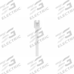 GRAINGER Cable Tie: 8 in Nominal Lg, 1 7/8 in Nominal Max. Bundle Dia., 0.18 in Wd, Natural, 50 PK (MPN 911ZC0). Key specifications — Outdoor Use: No; Color: Natural; Brand: GRAINGER.
