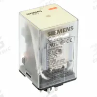 SIEMENS Plug-In Relay: Socket Mounted, 10 A Current Rating, 120V AC, DPDT, 8 Pins/Terminals (MPN 3TX7112-1DF13C). Key specifications — Brand: SIEMENS; Base Type: Octal; Mounting Style: Plug-In; Pin Shape: Round; Electrical Connection: 8-Pin Terminal; Manufacturer Part Number: 3TX7112-1DF13C; Series: 3TX71 Series.