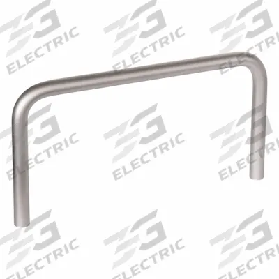 JW WINCO Pull Handle: Weld-On, Stainless Steel, Silver - Load-Rated Weldable Tall-Leg "U" Pull Handles