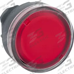 SCHNEIDER Flush Push Button: Red, 22 mm Mounting Size, Non-Metallic, Momentary (MPN ZB5AW34). Key specifications — Brand: SCHNEIDER; Action: Momentary; Series: XB5; Push Button Material Type: Non-Metallic.