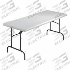 ICEBERG Folding Table: Rectangle Table Shape, Platinum Granite Tabletop, 30 in Dp, 72 in Wd, 29 in (MPN 65223). Key specifications — attr1035217: Platinum Granite; attr1035250: Platinum Granite; attr1035202: ICEBERG.