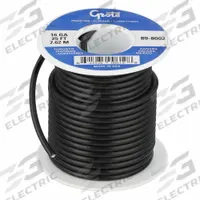 GROTE Primary Automotive Wire: GPT, 25 ft, 1 Conductor, 16 AWG, Black, 60 V Volt (MPN 89-8002). Key specifications — Brand: GROTE.