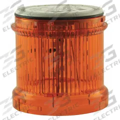 EATON Tower Light Module: Flashing, 110/120V AC, Amber, 73 mm Overall Dia, 3 in Overall Ht, SL4 (MPN SL7-BL120-A). Key specifications — Brand: EATON; Compatible with Series: SL4; Lens Color: Amber; Operating Voltage: 110/120V AC; Manufacturer Part Number: SL7-BL120-A.