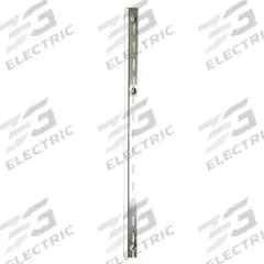 ECONOCO Single Slotted Standard: Single, 1 in Slot Spacing, 1/2 in Slot Lg, Zinc-Plated, 14 ga Gauge (MPN SS12/96). Key specifications — Product Type: Slotted Standard; Color: Silver; For Display Type: Surface Mount Slotted Standards; Material: Steel; Duty Rating: Heavy Duty; Brand: ECONOCO; Finish: Zinc-Plated; Includes: Countersunk Mounting Screws.