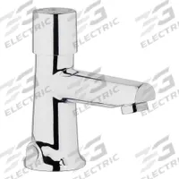 CHICAGO FAUCETS Straight Spout Bathroom Faucet: 3501, Single-Post, Cast Brass, 0.5 gpm Flow Rate (MPN 3501-E2805ABCP). Key specifications — Brand: CHICAGO FAUCETS; Series: 3501; Includes: Mounting Hardware.