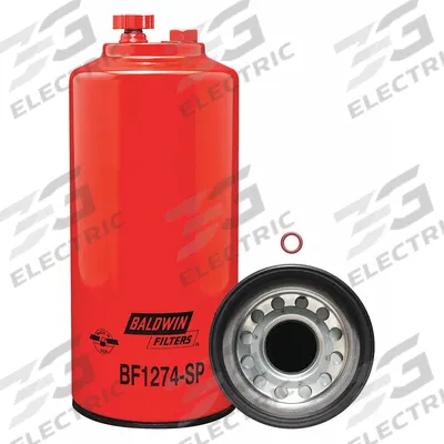 BALDWIN FILTERS Fuel Filter: Spin-On, 4 11/16 in Outside Dia, M85 x 2.0 Thread Size - Spin-On Fuel Filters