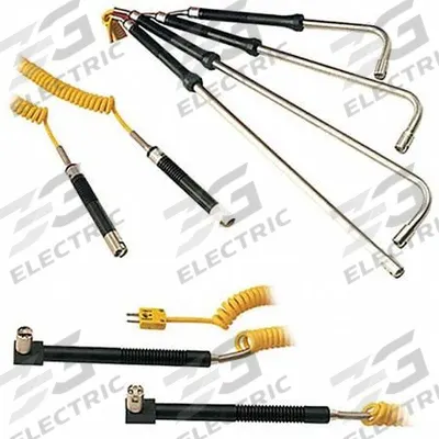 OMEGA Standard Thermocouple Probes: 480°F /0°C to 250°C, Type K, 6 in Probe Lg - Thermocouples for Surface Applications