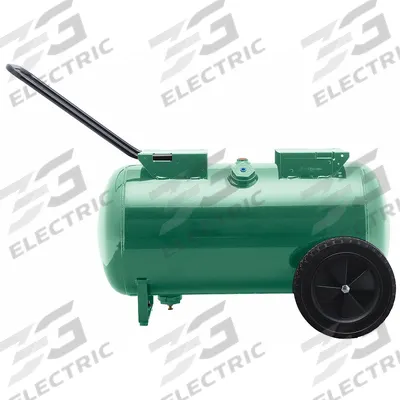 SPEEDAIRE Air Tank: 15 gal Tank Capacity, 135 psi Max Op Pressure, Horizontal - Wheeled Air Tanks