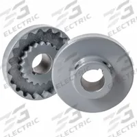 MASTERDRIVE Coupling Flange: 2 15/32 in Outside Dia, 2 3/8 in Coupling Overall Lg, Metric (MPN 4J-16MM). Key specifications — attr662259: MASTERDRIVE.