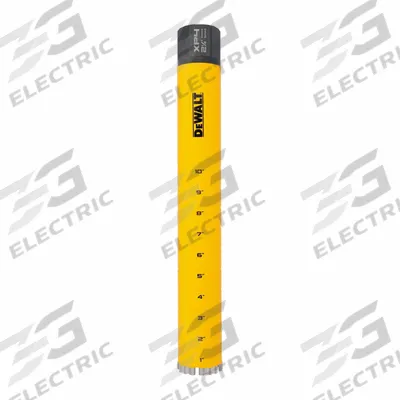DEWALT Core Bit: 2 1/4 in Core Dia, 14 in Max Drilling Dp - Diamond-Tipped Core Bits for Wet Coring