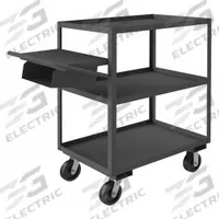 APPROVED VENDOR Utility Cart: 3,600 lb, 3 Shelves, 55 in L x 31 in W x 41 in H Overall Dim, Flat (MPN OPCPFS-243648-3-6PH-95). Key specifications — Caster Wheel/Tread Material: Phenolic; Brand: APPROVED VENDOR; Caster/Wheel Configuration: (2) Swivel.