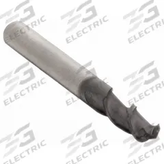 OSG Ball End Mill: Carbide, TiAlN Coated, 2 Flute, 1 mm Mill Dia, 3 mm LOC, 39 mm OAL (MPN HP421-0394-BN)