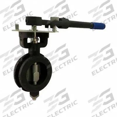MILWAUKEE VALVE Butterfly Valve: For Water Media, 4 in Pipe Size, Wafer - Carbon Steel High-Performance Butterfly Valves