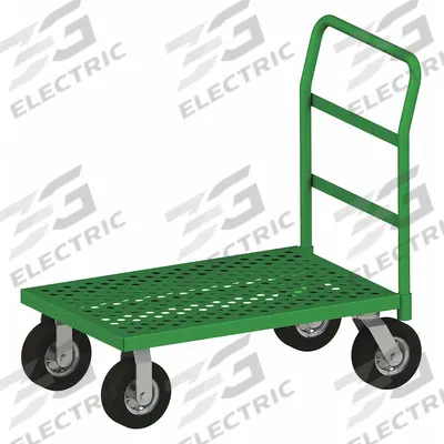 APPROVED VENDOR Platform Truck: 1,000 lb, 48 in L x 24 in W x 12 1/2 in H Deck, Perforated - Flow-Through Platform Trucks