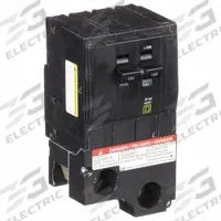 SQUARE D Miniature Circuit Breaker: 150 A, 120/240V AC, Single Phase, 10kA at 120/240V AC, 2 Poles (MPN QO2150). Key specifications — Phase: Single; Amps: 150 A; AC Voltage Rating: 120/240V AC; Max. AIR Rating: 10kA at 120/240V AC; For Use With: QO Load Centers and NQ Panelboards; Brand: SQUARE D.