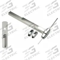 VON DUPRIN Surface Vertical Rod: 3 ft Max Door Wd, Chrome (MPN 9827TP 3 26D). Key specifications — attr1011860: Exit Device; attr1011837: VON DUPRIN; attr1011847: Surface Vertical Rod; attr1011858: Thumbpiece Pull; attr1024139: Touchbar; attr1011835: Yes.