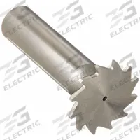 KEO Narrow Keyseat Cutter: High Speed Steel, Straight Tooth, 1-3/8" Dia, 1/8" Thick, 14 Tooth (MPN 943-000-598)