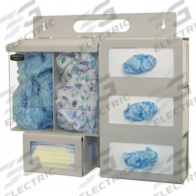 BOWMAN DISPENSERS Protection System: 22 1/8 in Overall Wd, 4 7/8 in Overall Dp - Surgical Gown & Dressing Dispensers