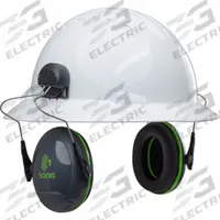 PIP Passive Earmuff: Hard Hat-Mounted Earmuff, 22 dB NRR, Foldable, Dielectric, Foam, 1 PR (MPN 262-AEB010-FB). Key specifications — Includes: Full Brim; Sub-brand: JSP; Style: Foldable; Dielectric: Yes; Electrically Insulated: Yes; Cushion Material: Foam; Series: Sonis 1; Cup Color_Original: Gray/Green.