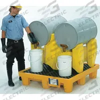 ULTRATECH Complete Rack System: 2 Drums/Containers, Complete Rack System, 66 gal Spill Capacity (MPN 2383). Key specifications — Material: Polyethylene; Brand: ULTRATECH; Product Type: Complete Rack System.