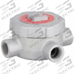 Conduit Outlet Body: Iron, GU, 1/2 in Trade Size, X Body, 19 cu in Body Capacity (MPN GUX50). Key specifications — Series: For Standard Body; Compatible Conduit Trade Size: 1/2 in; Thread Gender: Female; Hub Style: Threaded; Cover Included: Yes; Body Style: X; Connection Type: Threaded; Back Type: Round.