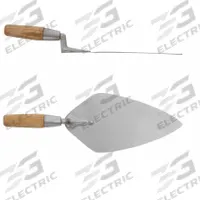AMPCO London Trowel: Blade Material Copper Nickel, Blade Shape London, 5 1/8 in Blade Wd (MPN T-10). Key specifications — attr1008691: Wood; attr1005001: AMPCO; attr1008687: London; attr1008692: Tapered; attr1008688: Copper Nickel; attr1008689: Non-Sparking; attr1005002: London Trowel; attr1029470: Wood.