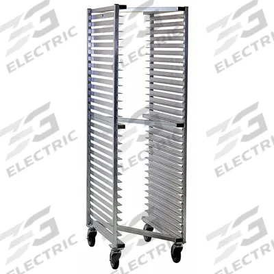 NEW AGE INDUSTRIAL Pan Rack: 20 Slots, 3 in Betw Shelves, 700 lb Capac, 20 3/8 in Wd - Nesting "Z" Sheet Pan Racks