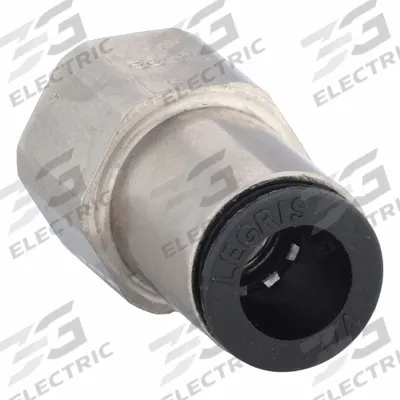 LEGRIS Push-Fit Adapter Fitting: 1/4 in OD x 1/8 in Pipe Size, Push-to-Connect x FNPT - Nylon & Nickel-Plated Brass Tube Fittings