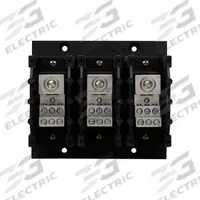 BUSSMANN Power Distribution Block: Open, Lug, Lug, 6 AWG – 350 kcmil For Line Side Wire Sizes (MPN PDB323-3). Key specifications — attr1361688: Surface; attr1308686: BUSSMANN; attr1361672: Copper.
