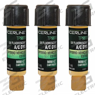 TRACERLINE Universal Dye Cartridge: A/C Dye Refill, 3 Pieces - A/C Dye Refills