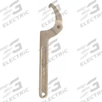AMPCO Hook Spanner Wrench: 4 1/2 in to 6 3/8 in, 12 in Overall Lg, 3/8 in Hook Thick, 1/8 in Hook Dp (MPN WP-7-ST). Key specifications — attr309823: 4-1/2 in to 6-3/8 in; attr309829: Yes; attr324942: AMPCO.