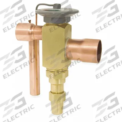 Parker Thermostatic Expansion Valve: OE, Straight-Thru, For R-22 Refrigerant Type - Thermostatic Expansion Valves
