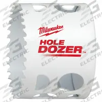 MILWAUKEE Hole Saw: 2 5/8 in Saw Dia., 3.5 Teeth per Inch, 1 5/8 in Max. Cutting Dp, Bi-Metal (MPN 49-56-9633). Key specifications — attr1098070: 3.5; attr1098087: MILWAUKEE; attr1098073: 5/8"-18.