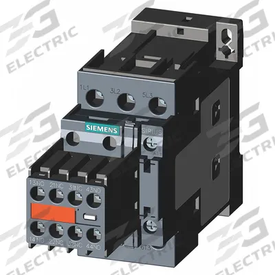 Siemens Magnetic Contactor: 3 Poles, 24V DC, 25 A - Safety Contactors