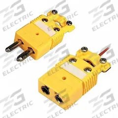 OMEGA Temperature Probe Connectors & Adapters: Jack, For Type J Thermocouple Type, Std Jack (MPN OSTW-CC-J-F). Key specifications — Includes Clamp: Clamp Included; Includes Write-On Window: Write-On Window Included; Product Type: Jack; Contact Material: Constantan; Connector Type: Standard Jack; Brand: OMEGA; Color: Black; Body Material: Nylon.
