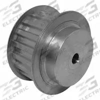 DAYTON Timing Pulley: Trapezoidal, Plain, For T10 Timing Belt Section, For 25 mm Belt Wd, 19 Teeth (MPN 40T10/19-2). Key specifications — Brand: DAYTON; Tooth Profile: Trapezoidal; Finish: Plain.
