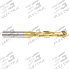 APPROVED VENDOR Ball End Mill: Carbide, TiN Coated, 2 Flute, 1" Mill Dia, 2-1/4" LOC, 5" OAL (MPN 224-001091)