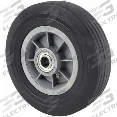 APPROVED VENDOR Solid Wheel: 8 in Wheel Dia., 2 in Wheel Wd, Rubber, 500 lb Load Capacity - Flat-Free Solid Rubber Wheels