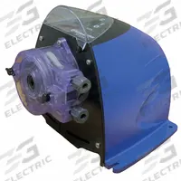 CHEM-TECH Peristaltic Chemical Metering Pump: 115V AC, 4/25 hp HP, 9 gpd Max. Flow Rate, Neoprene (MPN XP009LFHXG19). Key specifications — Tubing Material: Neoprene; Brand: CHEM-TECH; Reproducibility: ±2.0%.
